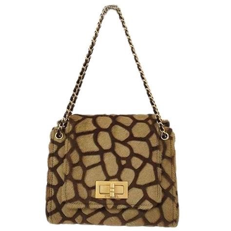 vintage chanel leopard shoulder bag|Chanel handbags.